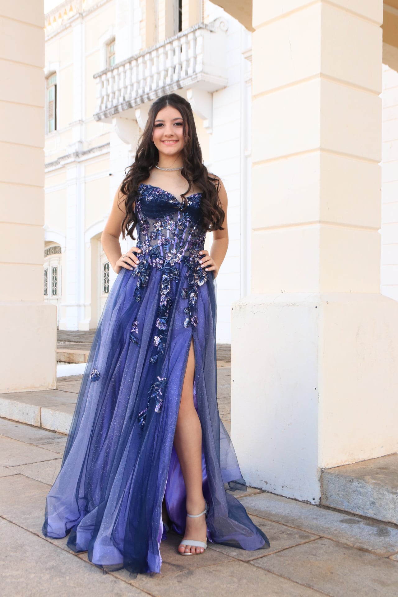 Vestido Roxo Recepção